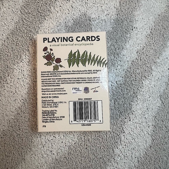 Botanical Playing Cards - Picture 2 of 6